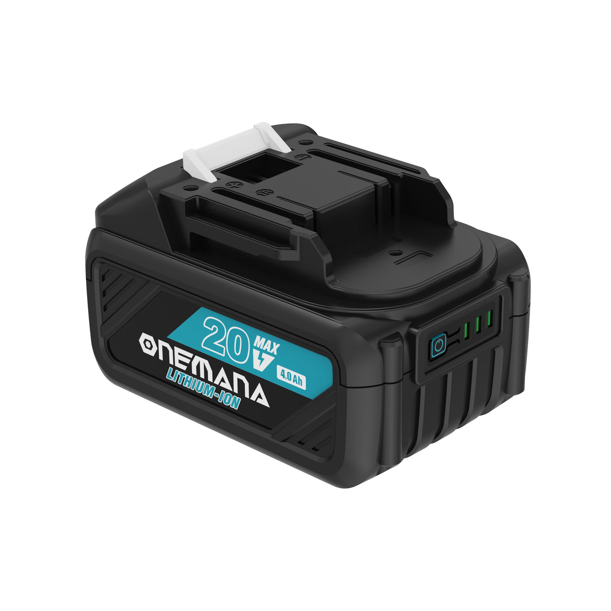 Onemana 20V 4.0Ah Battery Pack, Fast Charging, Long Runtime