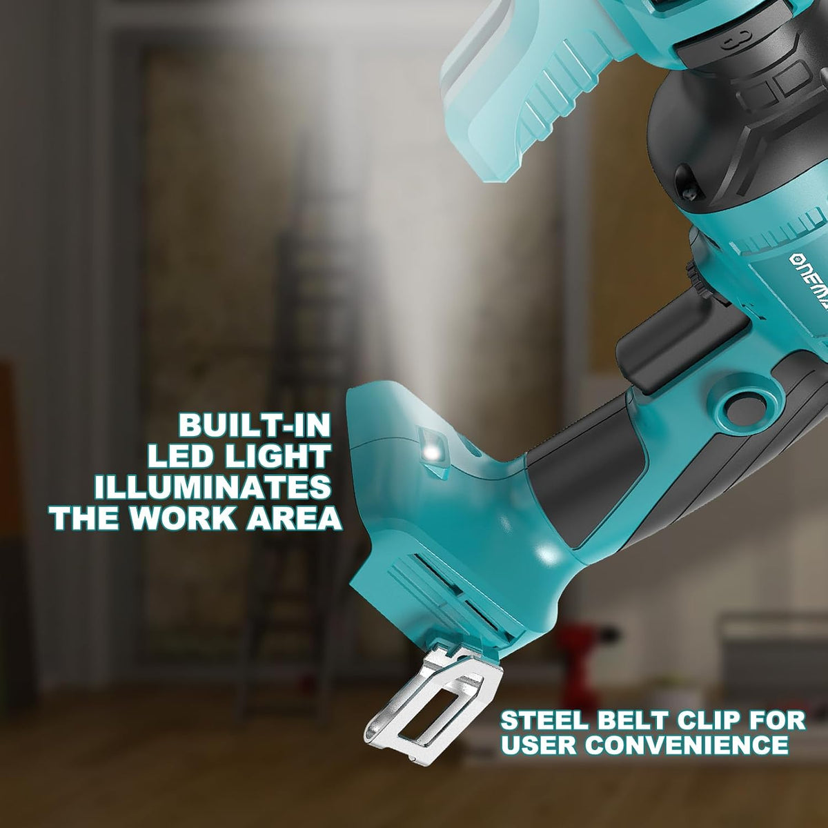 Onemana 20V Brushless Drywall Screw Gun, Tool Only, 4200RPM, Auto-Feed