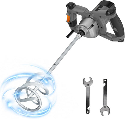 Onemana 1200W Electric Concrete and Paint Mixer with 120mm Paddle