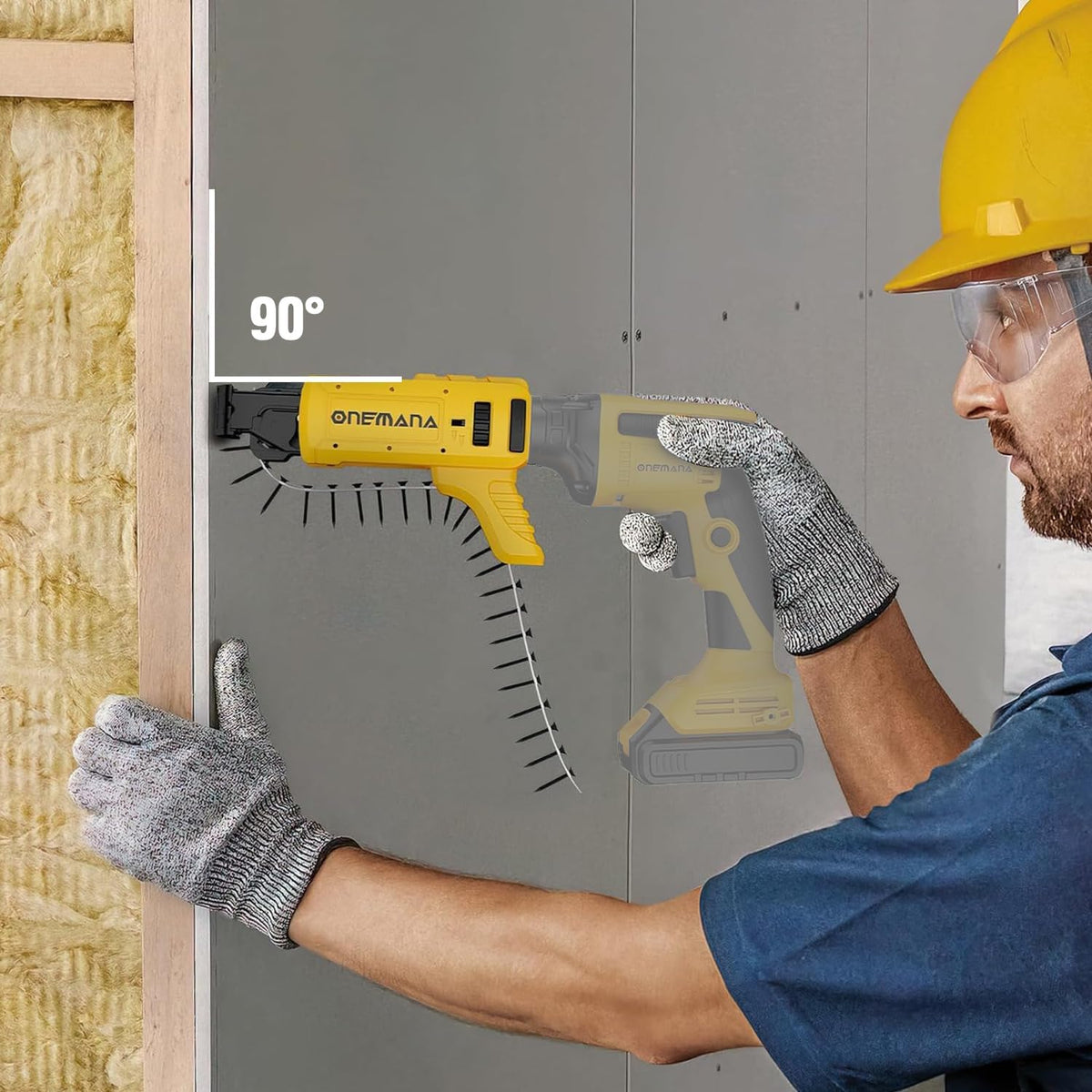 Collated Screw Gun Attachment, Suit for Dewalt DCF620B DCF630B