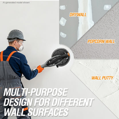 Onemana Flodable Drywall Sander with Vacuum, 820W Popcorn Ceiling Removal Tool