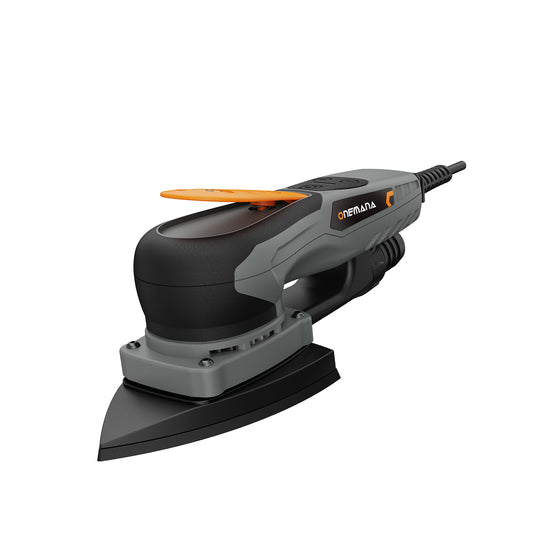 Onemana 350W Brushless 2-in-1 Detail Sander with Dust Collector