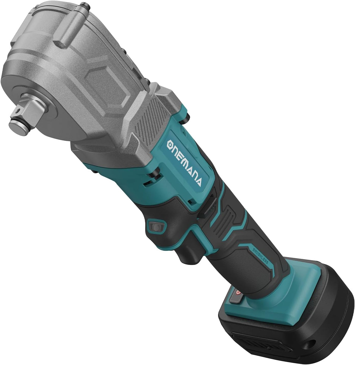 Onemana 20V Cordless Right-Angle Impact Wrench, Tool Only, 1/2"