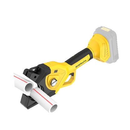 Onemana Cordless Electric Pipe Cutter 18V, 1-1/2" PVC Cutter Yellow（ Tool Only）